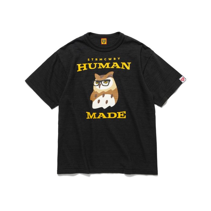 全新現貨HUMAN MADE 23SS GRAPHIC TEE #07 眼鏡貓頭鷹胸前圖案| Yahoo