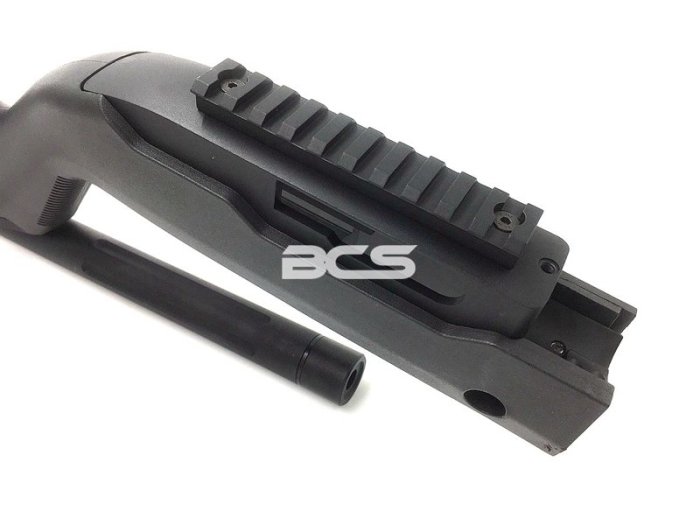 【BCS武器空間】Ace 1 Arms KJ KC02 氣動槍專用直管 QAS槍身套件組 黑色-ACE1-SYW026B