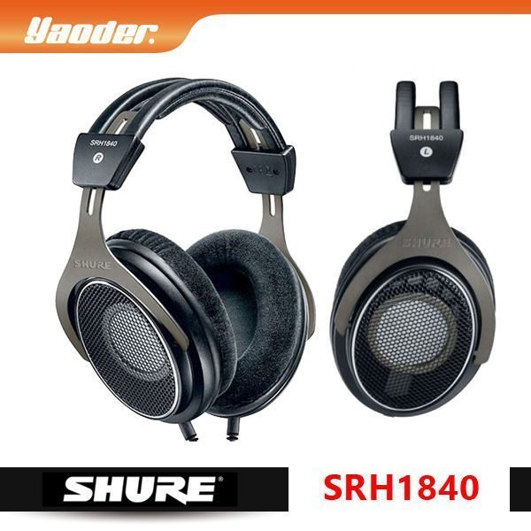 曜德視聽】SHURE SRH1840 專業監聽型開放頭戴式自然音質寬闊立體聲