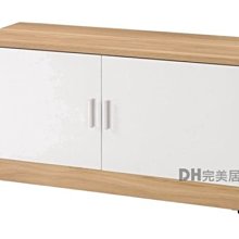 【DH】貨號G331-6《凱洛》2.7尺雙色坐鞋櫃˙含隔板˙質感一流˙潔白設計˙主要地區免運