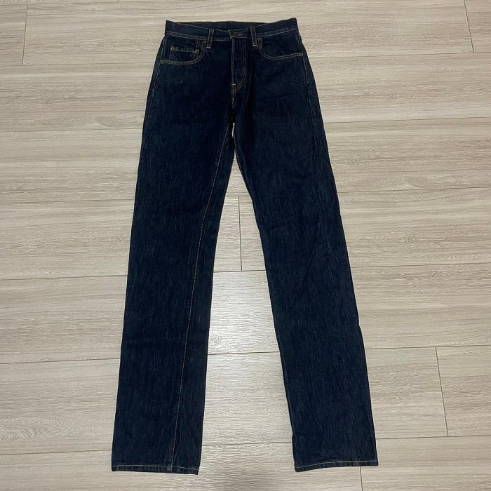 土耳其製 LVC 大E Levi's levis 66501-0101 W28 L32 深藍原色直筒赤耳牛仔褲