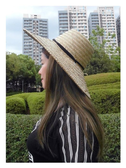 【自然屋精品】草編帽子 手工草帽 涼帽 手工編織帽子 自然編織帽子 自然風 遮陽帽
