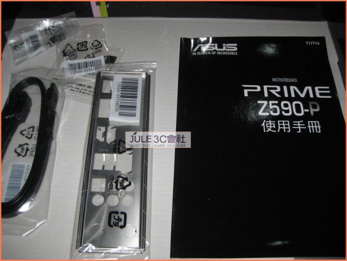 JULE 3C會社-華碩 PRIME Z590-P Z590/11代/M2X3/TB4/全新盒裝/1200 主機板