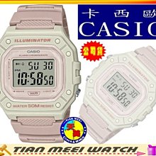 【台灣CASIO原廠公司貨】運動50米防水電子錶 W-218HC-4A2【天美鐘錶店家直營】【下殺↘超低價有保固】