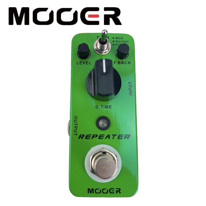 庫存品出清-MOOER REPEATER MREG-RP 吉他效果器/數位Delay效果器/延遲/並聯迴路效果器