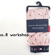 【TH男生館】【TOMMY HILFIGER條紋滿版LOGO四角內褲/平口褲】【TOMU001L1】(M)