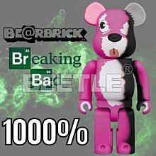 BEETLE BE@RBRICK BREAKING BAD 絕命毒師 PINK BEAR 粉紅熊 1000%