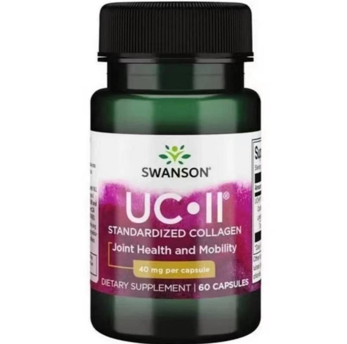 UC2專利二型膠原蛋白60粒美國直郵Swanson UC-II Standardized Collagen