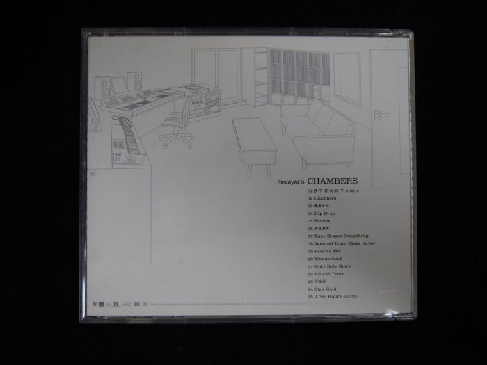 ◎MWM◎【二手CD】一元起標 Steady&Co.-Chambers 光碟台版 附英文及日文歌詞 光碟刮痕些許不影響播放