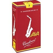 §唐川音樂§【VANDOREN 紅JAVA 竹片 ALTO SAX 薩克斯風 中音 】（法國）