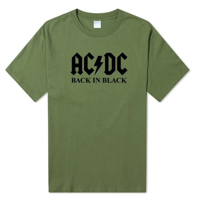 ACDC Back IN Black 短袖T恤 4色 搖滾樂團 Rock