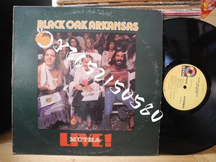 BLACK OAK ARKANSAS MUTHA LIVE 1976 LP黑膠