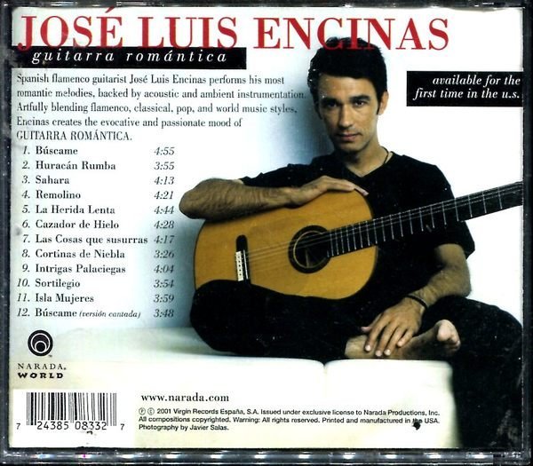 *真音樂* JOSE LUIS ENCINAS / GUITARRA 二手 K9524 (封面底破)(下標賣3)