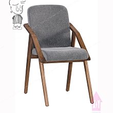 【X+Y時尚精品傢俱】現代餐桌椅系列-德烈 實木餐椅(布).造型椅可當化妝椅.書桌椅.洽談椅.摩登家具