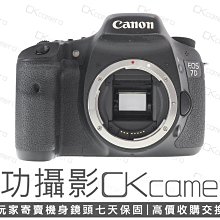 成功攝影  Canon EOS 7D Body 中古二手 1800萬像素 強悍APS-C數位單眼相機 快速連拍 運動攝影 保固七天 參考7D2