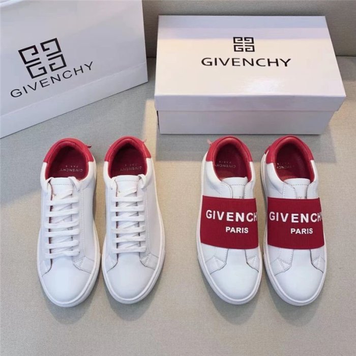 【MOMO全球購】GIVENCHY 春秋款紀梵小白鞋經典百搭男女款休閑運動學生平底鞋