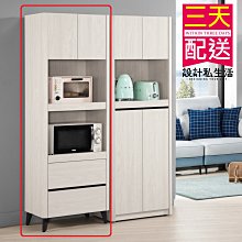 【設計私生活】艾德嘉6尺高二抽餐櫃、電器櫃(免運費)D系列200A