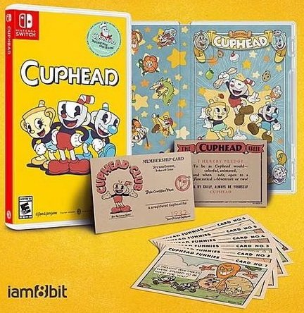 【全新未拆】任天堂 SWITCH NS 茶杯頭 橫向卷軸 動作 射擊遊戲 CUPHEAD 簡體中文版 內附特典 台中