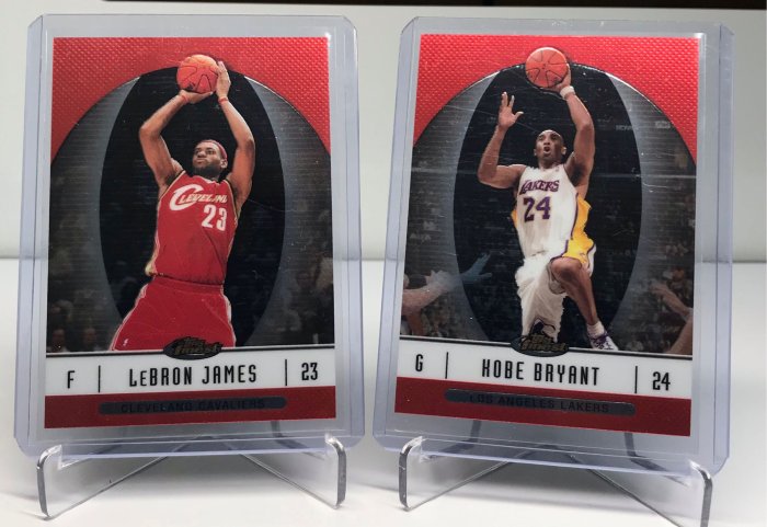 (不議價）2007 Topps finest LeBron James & Kobe Bayant 稀有卡，火熱🔥出售