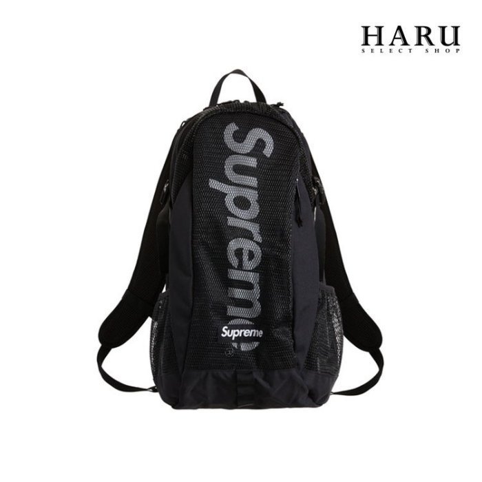 ☆HAru☆ Supreme 20SS Backpack 紅、藍迷彩網狀反光LOGO 後背包SS20B4