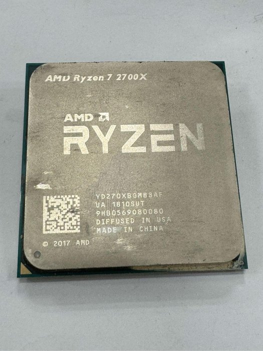 《在地台南人》AM4 AMD R7 Ryzen 7 2700X CPU 八核心 4.3G無內顯 CPU 中古 南區可以面交