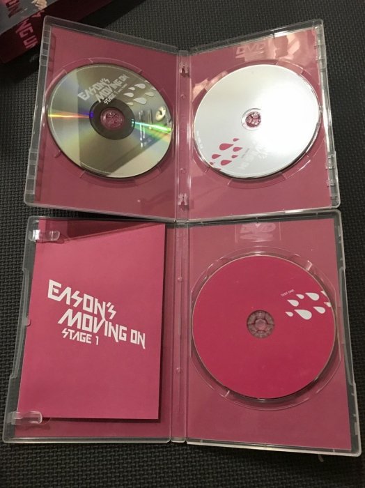 二手DVD 陳奕迅 Eason's moving on stage 1 香港演唱會 Live卡拉OK 3DVD RK