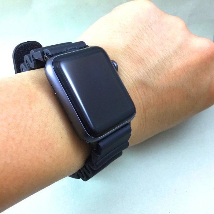 精工潛水錶代用 Apple Watch 3 4 專用 透氣設計 橡膠錶帶 42mm 44mm