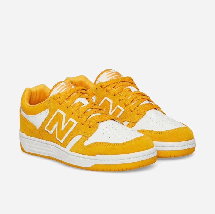 【豬豬老闆】NEW BALANCE 480 拼接 復古 休閒鞋 男女 黃BB480LWA 藍LWH 灰BB480LHI