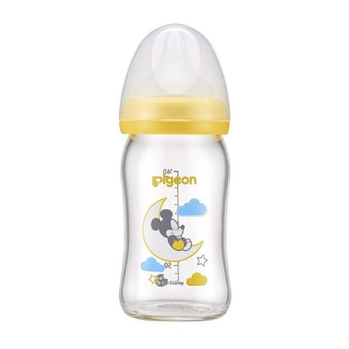 貝親Pigeon 迪士尼寬口玻璃奶瓶／160ml禮盒組