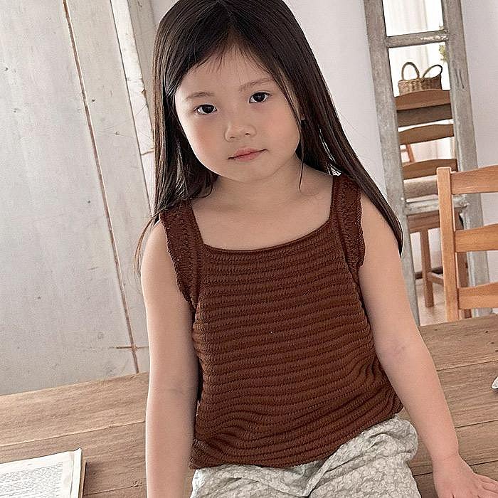 S~XL ♥上衣(棕色) BELLOT-2 24夏季 BLL240424-070『韓爸有衣正韓國童裝』~預購