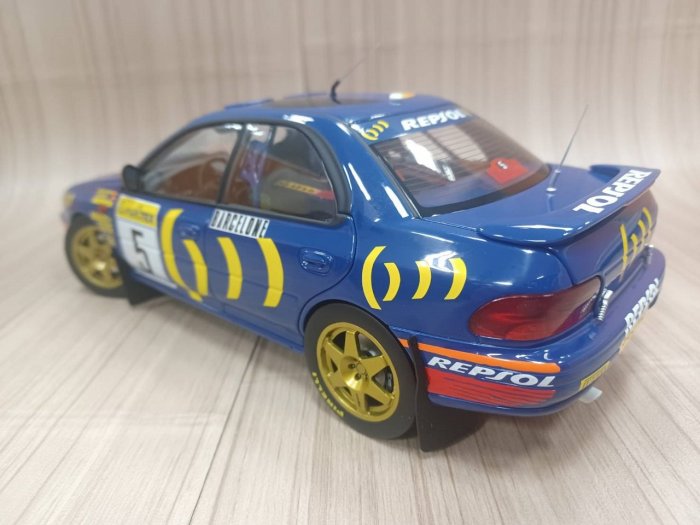 宗鑫 全新開模 Kyosho KY08962B Subaru Impreza STi WRC 蒙地卡蘿站 1994