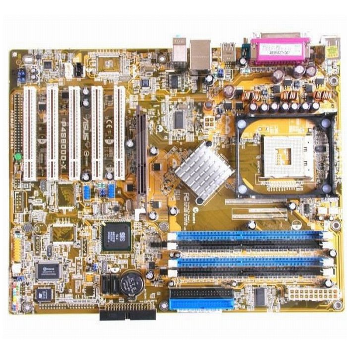 華碩 ASUS P4S800D-X 主機板【Socket 478、AGP 8X、DDR RAM】品相優、測試良品、附擋板