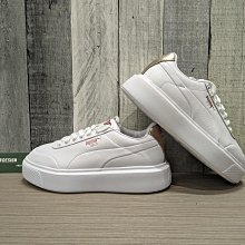 南◇2022 5月 PUMA Oslo Maja Clean Metal 女款 白 增高 休閒 時尚 382783-02