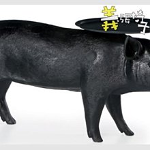 【 一張椅子 】 Moooi 黑色 Pig Table 黑豬邊桌．真豬尺寸．復刻版 Front Design設計