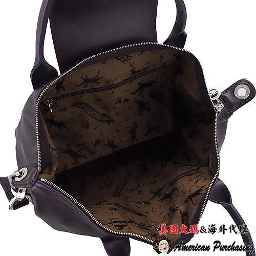 潮牌 LONGCHAMP le pliage cuir 小羊皮餃子包 手提包 側背包 時尚名品 法國專櫃代購-雙喜生活