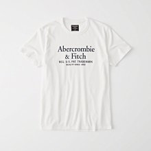 【A&F男生館】☆【Abercrombie&Fitch LOGO印圖短袖T恤】☆【AF007Y8】(L)
