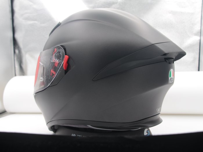 現貨適用AGV k5s頭盔大尾翼 全盔定風翼空氣擾流罩鴨尾賽車盔改裝配件
