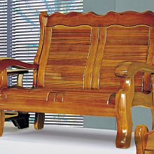 21A【新北蘆洲~嘉利傢俱】南洋檜木實木雙人椅-編號 (A629-9 ) 『雙北市免運費』