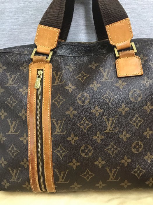 ❤️ LV M40043 稀有學院風經典原花logo 書包 公事包 電腦包 公事包 手提包 斜背包 超級好用二用包 耐操耐用 粗用 賺錢工具