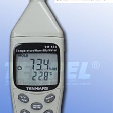 TECPEL 泰菱 》TM-183 環保 溫濕度計 溫度計 濕度計 環保溫濕度錶  露點 濕球 蜂鳴警告