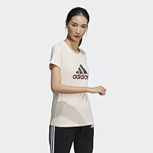 限時特價 南◇2021 6月 ADIDAS LOGO 短袖上衣 GJ0864 淺粉 漸層LOGO 休閒短T