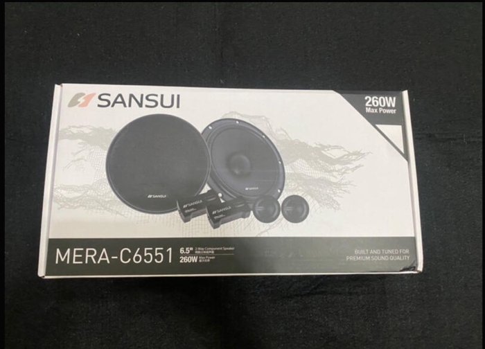 現貨 全新品 日本山水Sansui MERA-C6551 6.5吋分音喇叭 二音路