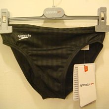 -TAKADA 高田家- 全新正品 SPEEDO 黑色條紋白色LOGO 高腰三角泳褲