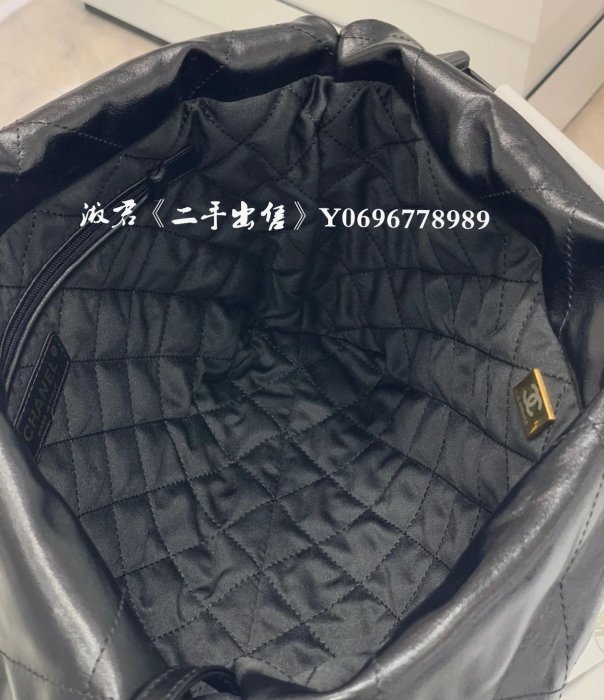 二手出售 CHANEL 香奈兒 Bag系列 tote 托特包 單肩包 黑色 小號 AS3260