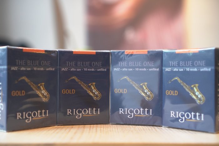§唐川音樂§ 【法國 Rigotti The Blue One 中音薩克斯風竹片-10片裝】原 Gold Jazz 系列