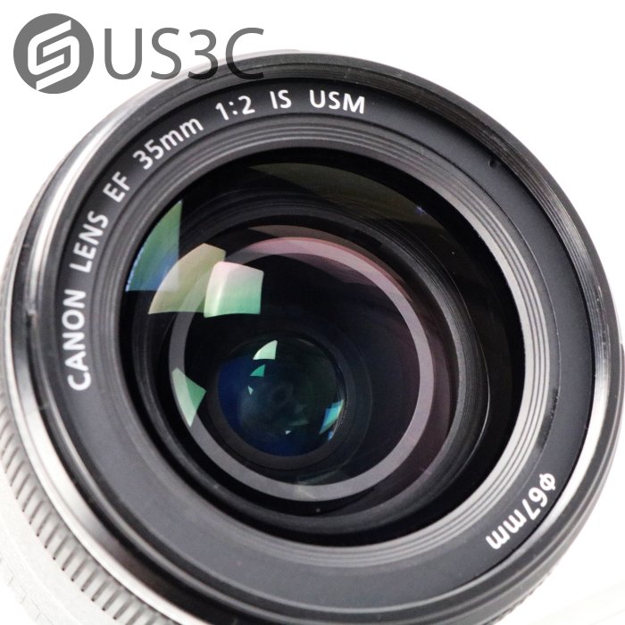 【US3C-桃園春日店】 Canon EF 35mm F2 IS USM  環型超音波馬達 4級快門防震的光學影像穩定器 二手鏡頭 單眼鏡頭