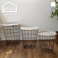 【OAW003】三合一復古鐵線收納籃 Amos 亞摩斯