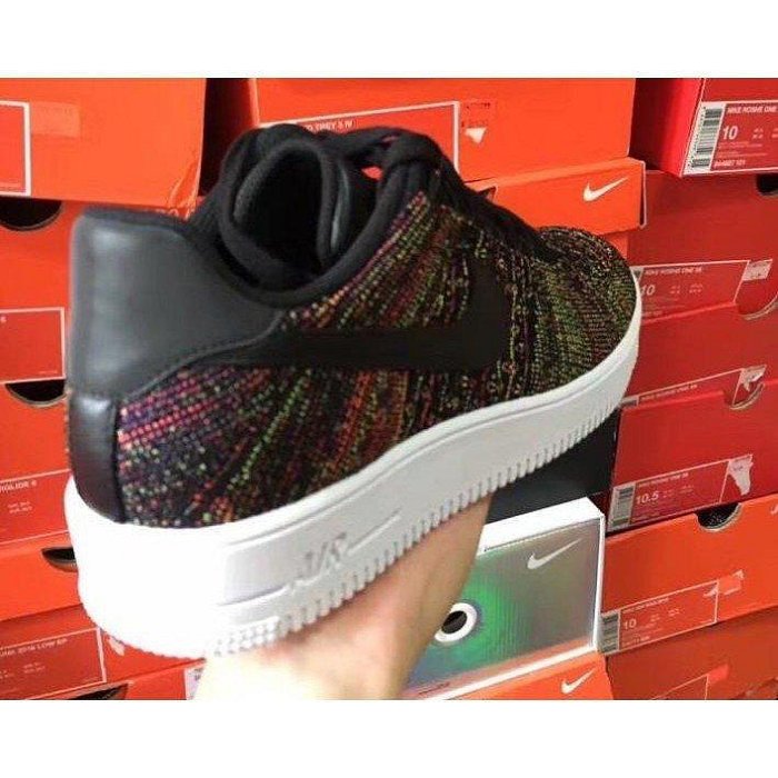 Nike Air Force1 ULTRA FLYKNIT AF1 彩虹 編織鞋 826577-001