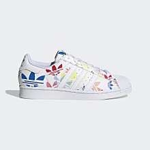 限時特價 南◇2022 5月 ADIDAS SUPERSTAR 貝殼頭 三葉草 紅藍黃 女款 白 H00183