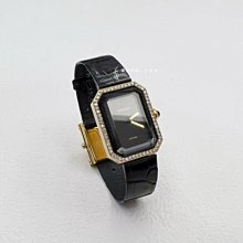 遠麗精品(板橋店) s2407 chanel Premiere 18K金鑲鑽鱷魚錶帶首映表 H0094